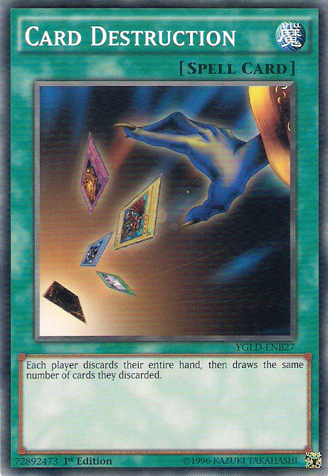 Card Destruction [YGLD-ENB27] Common | Black Swamp Games