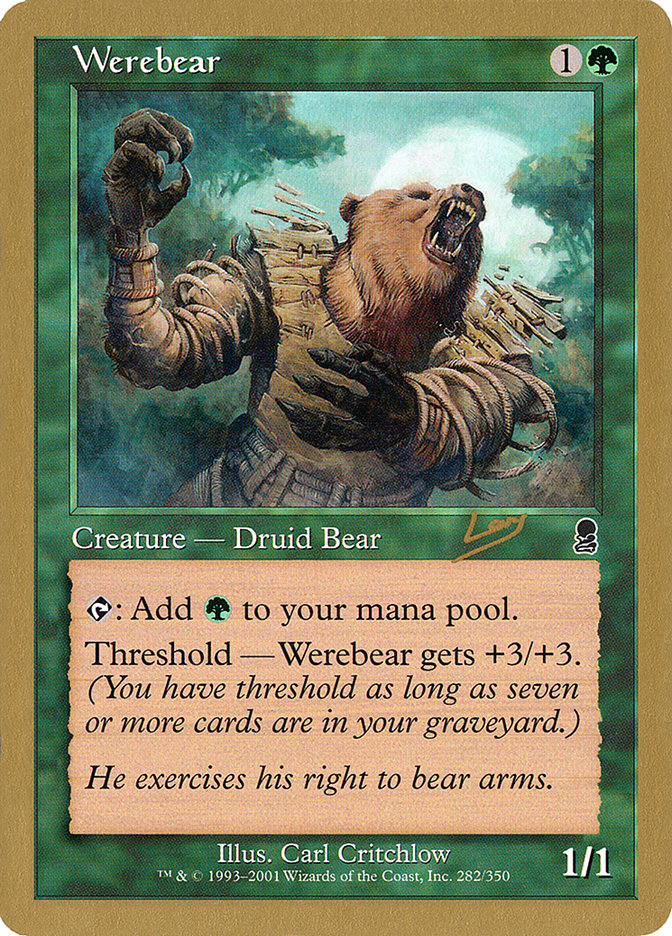 Werebear (Raphael Levy) [World Championship Decks 2002] | Black Swamp Games