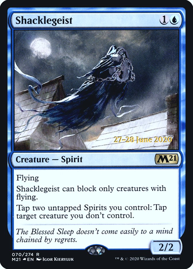 Shacklegeist  [Core Set 2021 Prerelease Promos] | Black Swamp Games