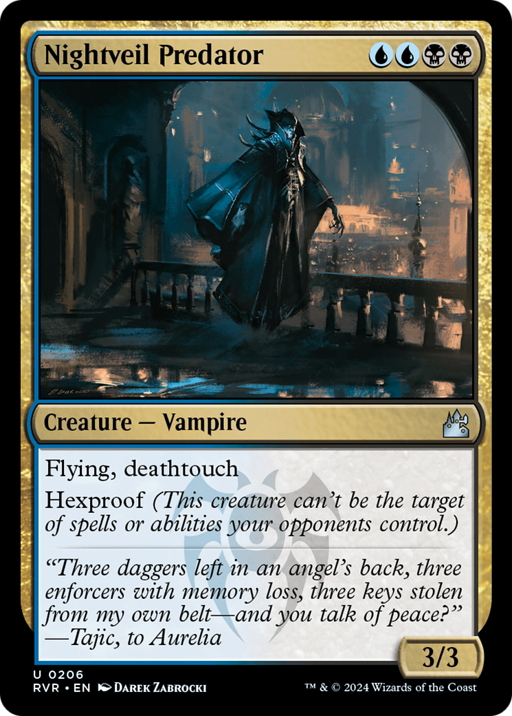 Nightveil Predator [Ravnica Remastered] | Black Swamp Games