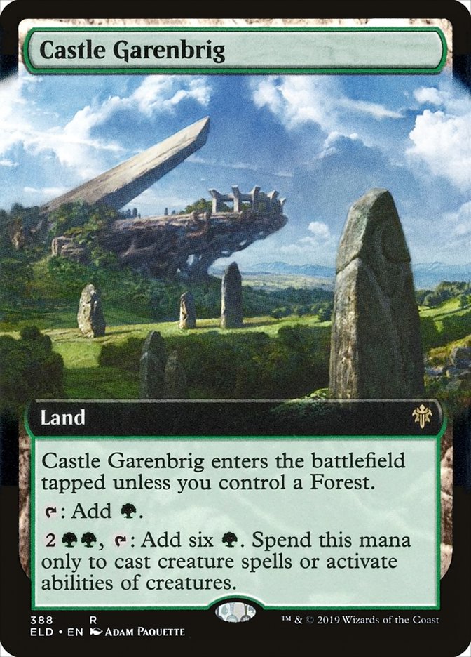 Castle Garenbrig (Extended Art) [Throne of Eldraine] | Black Swamp Games