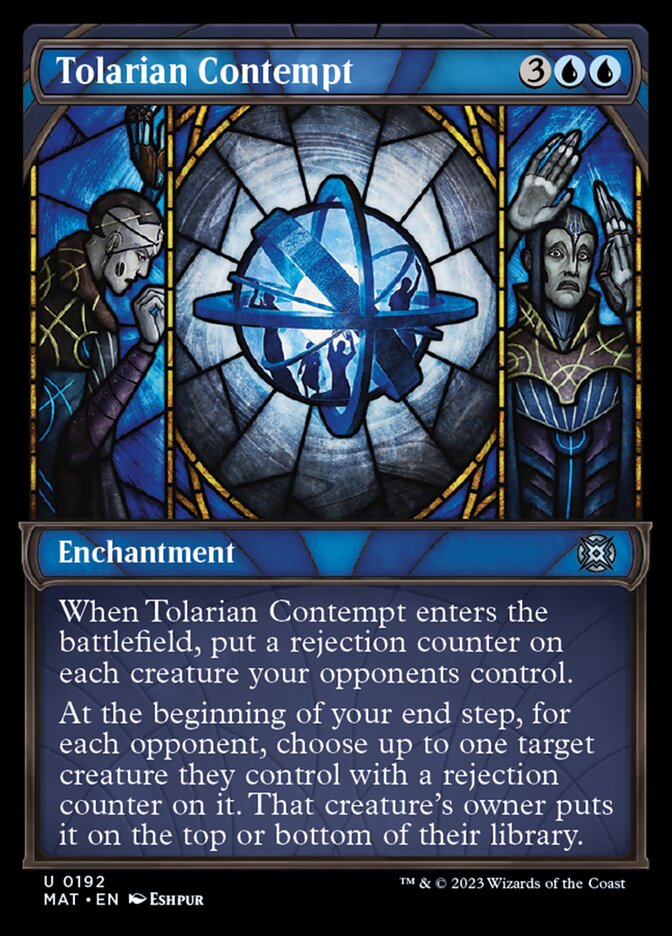 Tolarian Contempt (Showcase Halo Foil) [March of the Machine: The Aftermath] | Black Swamp Games