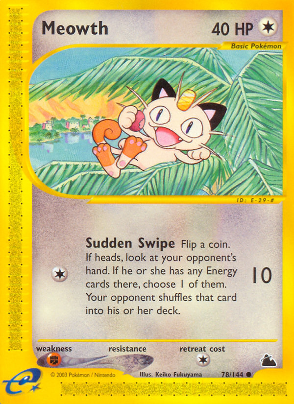 Meowth (78/144) [Skyridge] | Black Swamp Games