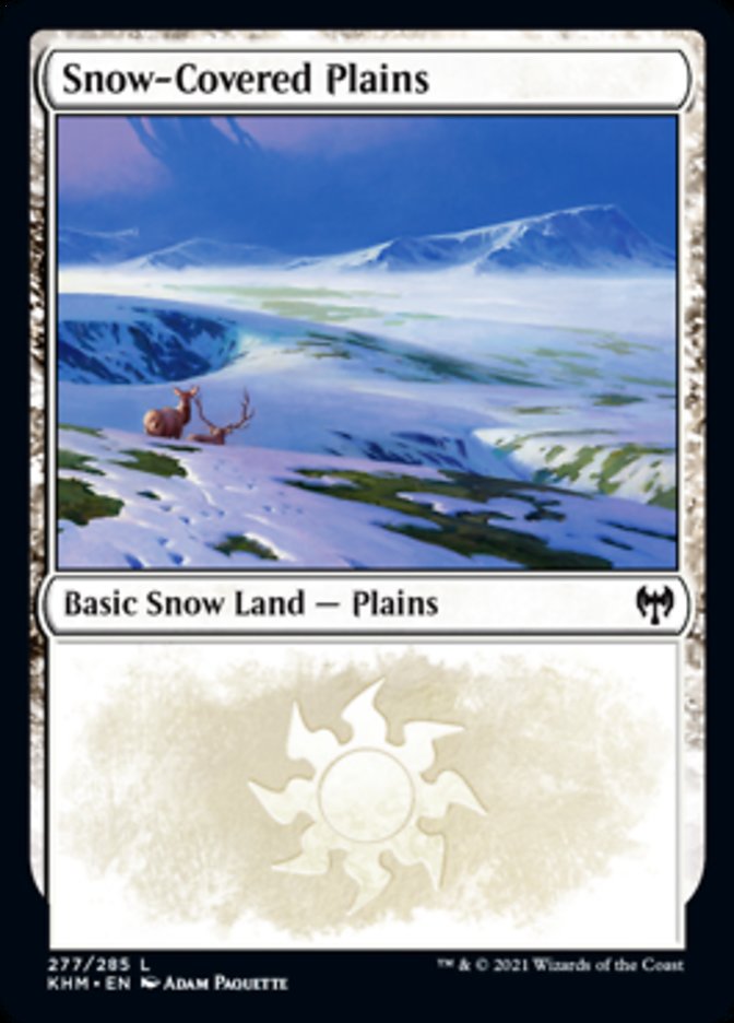 Snow-Covered Plains (277) [Kaldheim] | Black Swamp Games