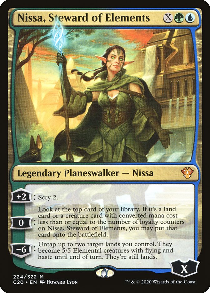 Nissa, Steward of Elements [Commander 2020] | Black Swamp Games