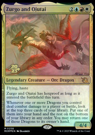 Zurgo and Ojutai [March of the Machine Prerelease Promos] | Black Swamp Games