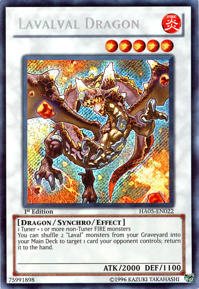 Lavalval Dragon [HA05-EN022] Secret Rare | Black Swamp Games