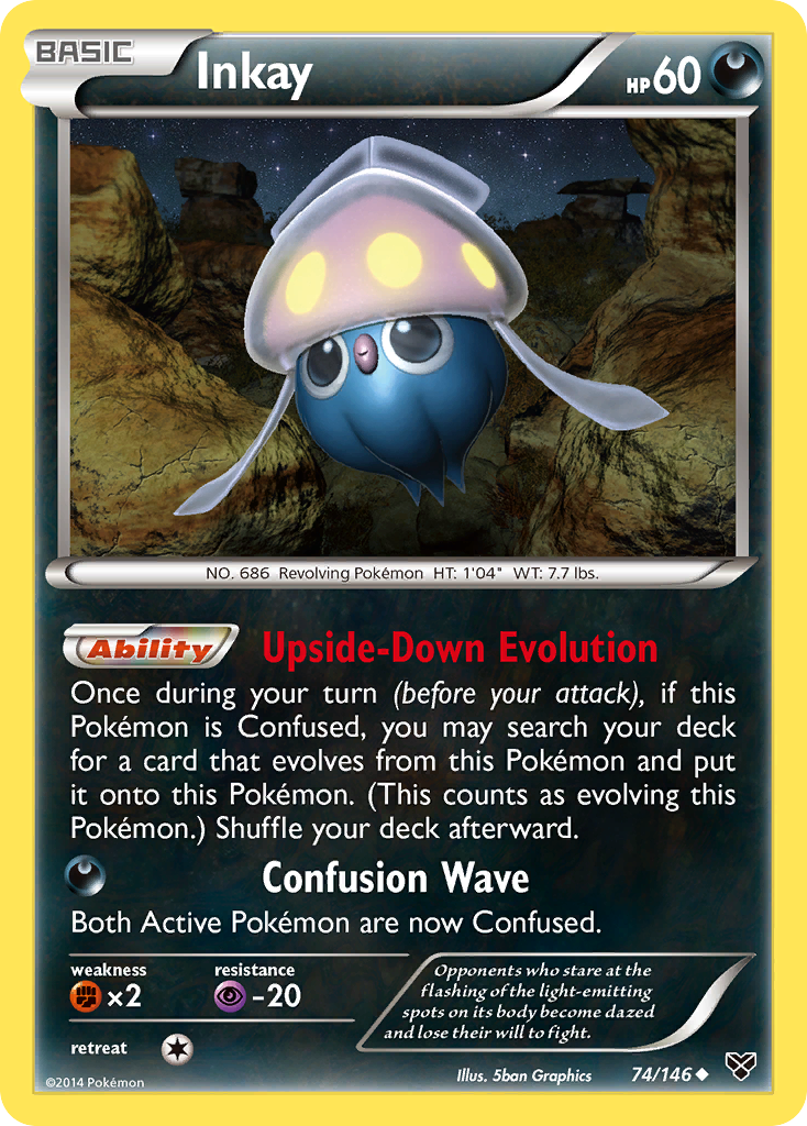 Inkay (74/146) [XY: Base Set] | Black Swamp Games