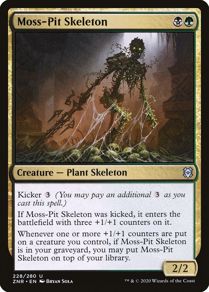 Moss-Pit Skeleton [Zendikar Rising] | Black Swamp Games
