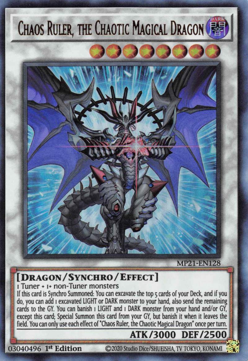 Chaos Ruler, the Chaotic Magical Dragon [MP21-EN128] Ultra Rare | Black Swamp Games