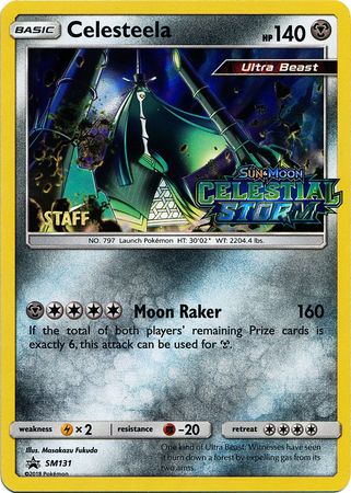 Celesteela (SM131) (Staff Prerelease Promo) [Sun & Moon: Black Star Promos] | Black Swamp Games