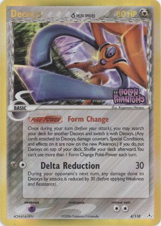 Deoxys (4/110) (Delta Species) (Stamped) [EX: Holon Phantoms] | Black Swamp Games