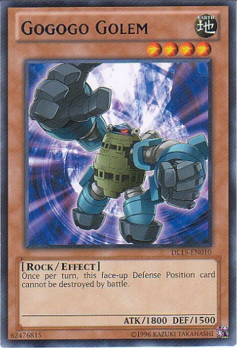 Gogogo Golem (Blue) [DL15-EN010] Rare | Black Swamp Games