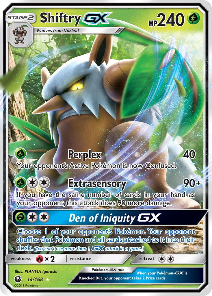 Shiftry GX (14/168) [Sun & Moon: Celestial Storm] | Black Swamp Games