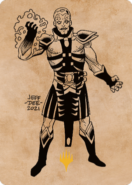 Jon Irenicus, Shattered One Art Card (67) (Gold-Stamped) [Commander Legends: Battle for Baldur's Gate Art Series] | Black Swamp Games
