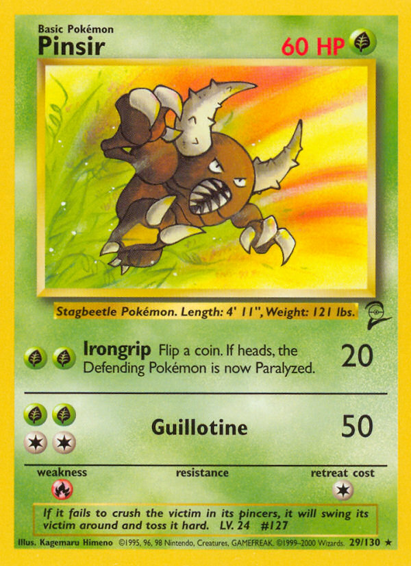 Pinsir (29/130) [Base Set 2] | Black Swamp Games