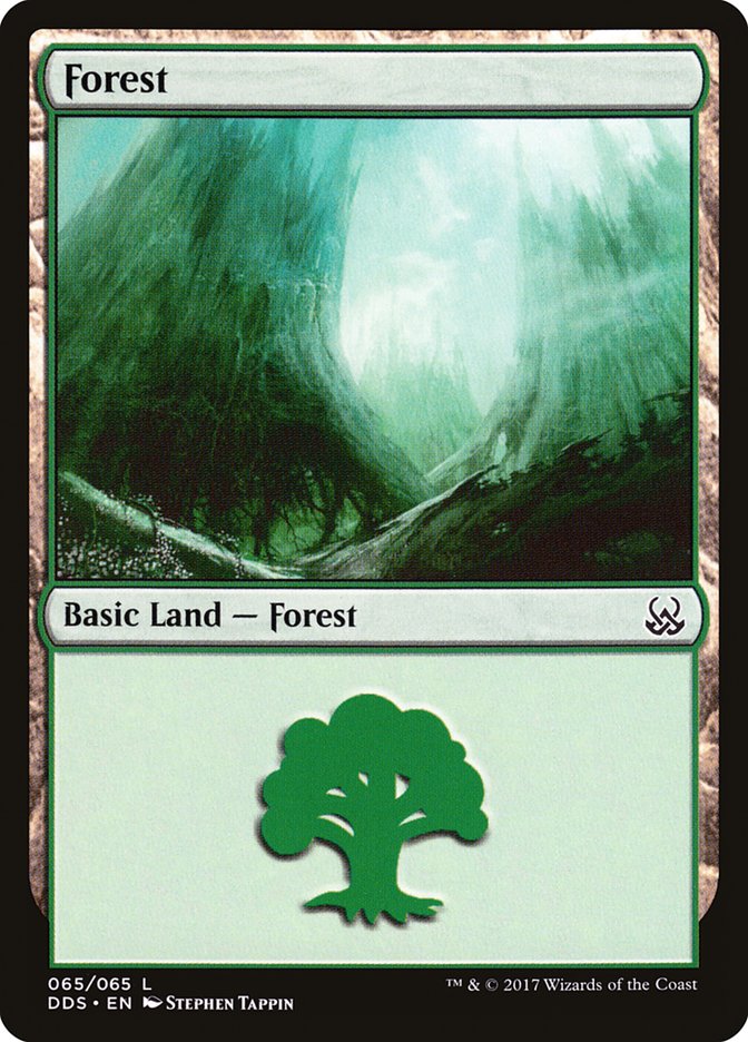 Forest (65) [Duel Decks: Mind vs. Might] | Black Swamp Games