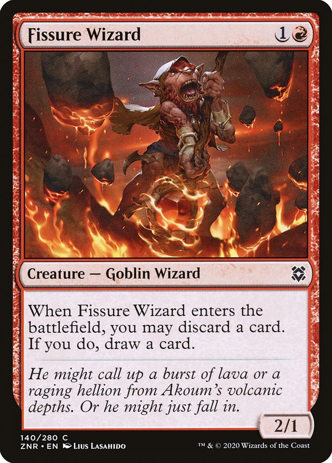 Fissure Wizard [Zendikar Rising] | Black Swamp Games