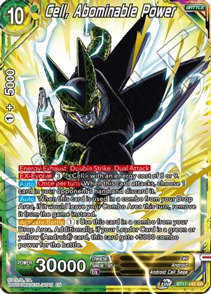 Cell, Abominable Power (BT17-145) [Ultimate Squad] | Black Swamp Games