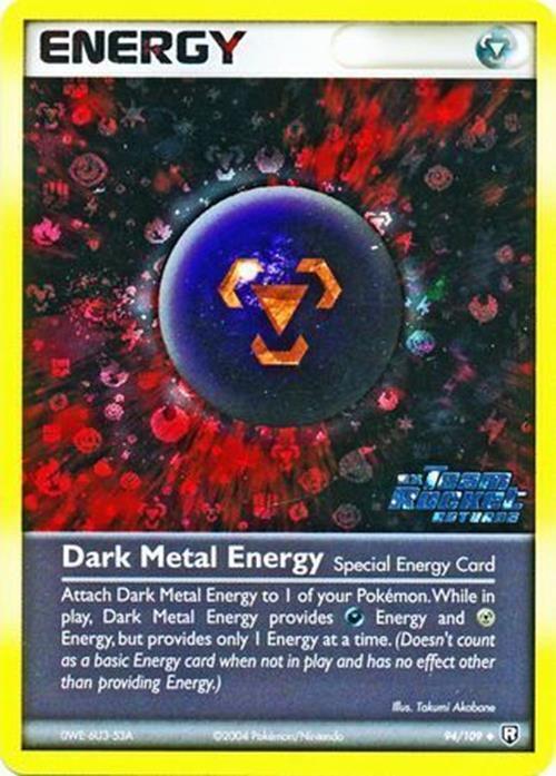 Dark Metal Energy (94/109) (Stamped) [EX: Team Rocket Returns] | Black Swamp Games