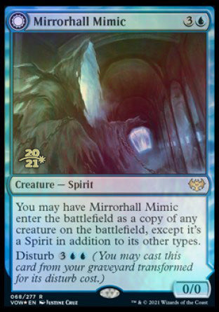 Mirrorhall Mimic // Ghastly Mimicry [Innistrad: Crimson Vow Prerelease Promos] | Black Swamp Games