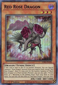 Red Rose Dragon (Blue) [LDS2-EN108] Ultra Rare | Black Swamp Games
