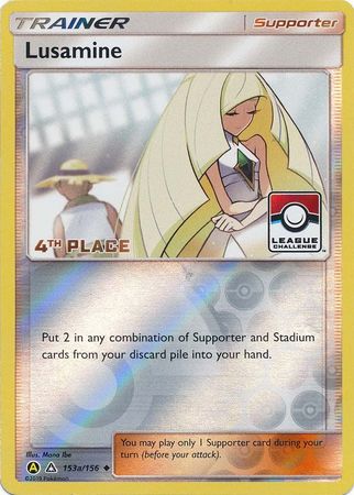 Lusamine (153a/156) (League Challenge Alt Art 4th Place) [Sun & Moon: Ultra Prism] | Black Swamp Games