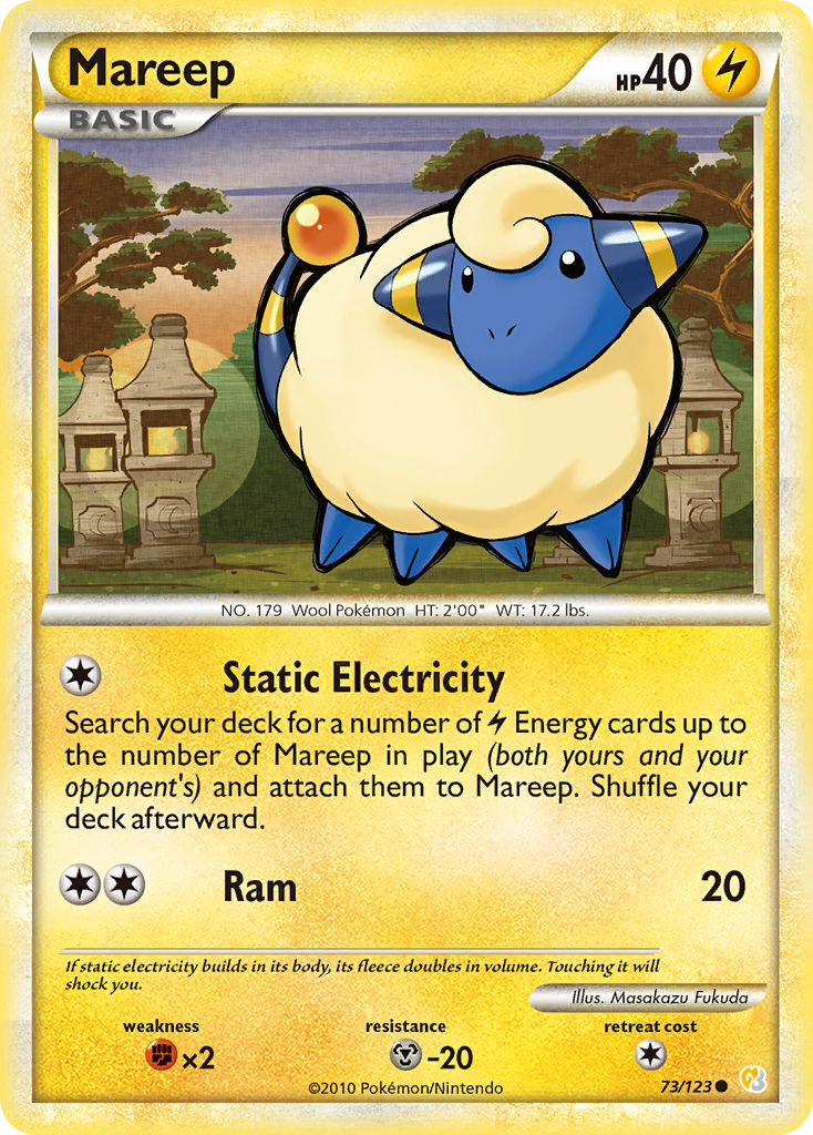 Mareep (73/123) [HeartGold & SoulSilver: Base Set] | Black Swamp Games