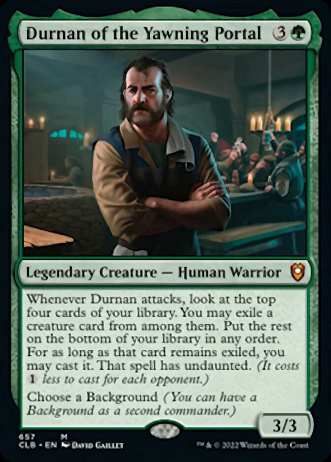 Durnan of the Yawning Portal [Commander Legends: Battle for Baldur's Gate] | Black Swamp Games