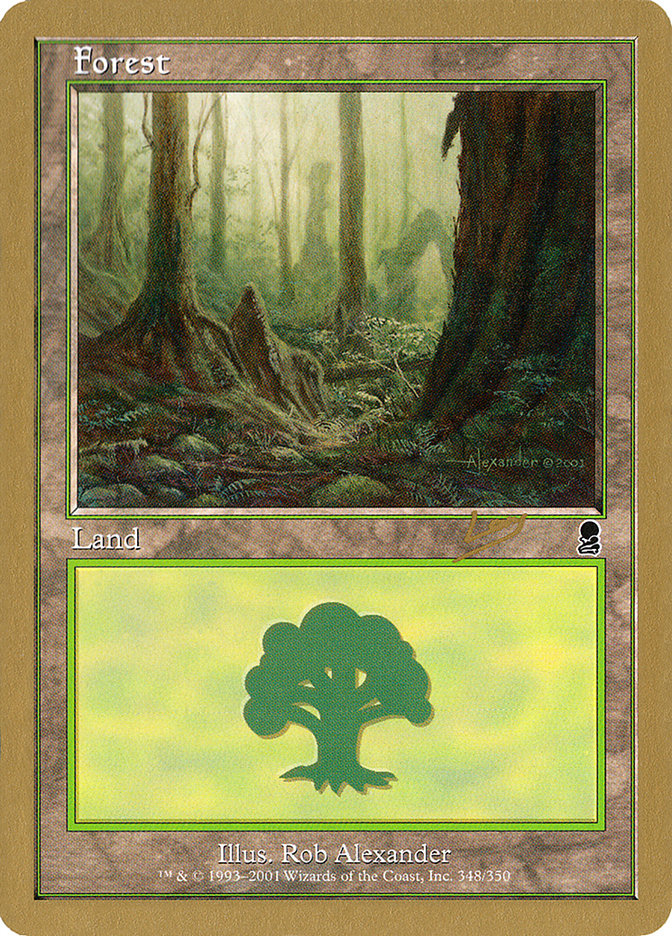 Forest (rl348) (Raphael Levy) [World Championship Decks 2002] | Black Swamp Games