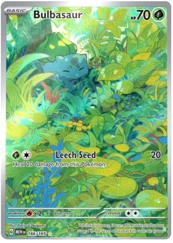 Bulbasaur (166/165) [Scarlet & Violet: 151] | Black Swamp Games