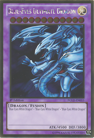 Blue-Eyes Ultimate Dragon [PGLD-EN055] Gold Rare | Black Swamp Games