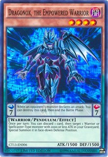 Dragonox, the Empowered Warrior [CT13-EN006] Super Rare | Black Swamp Games