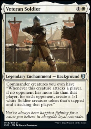 Veteran Soldier [Commander Legends: Battle for Baldur's Gate] | Black Swamp Games