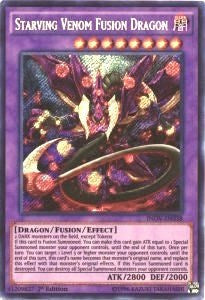 Starving Venom Fusion Dragon [INOV-EN038] Secret Rare | Black Swamp Games