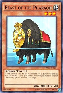 Beast of the Pharaoh [OP03-EN022] Common | Black Swamp Games