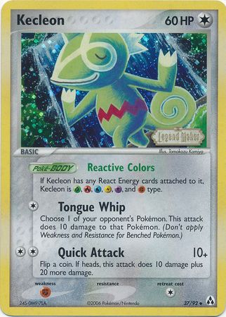 Kecleon (37/92) (Stamped) [EX: Legend Maker] | Black Swamp Games