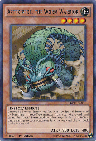 Aztekipede, the Worm Warrior [BP03-EN041] Rare | Black Swamp Games