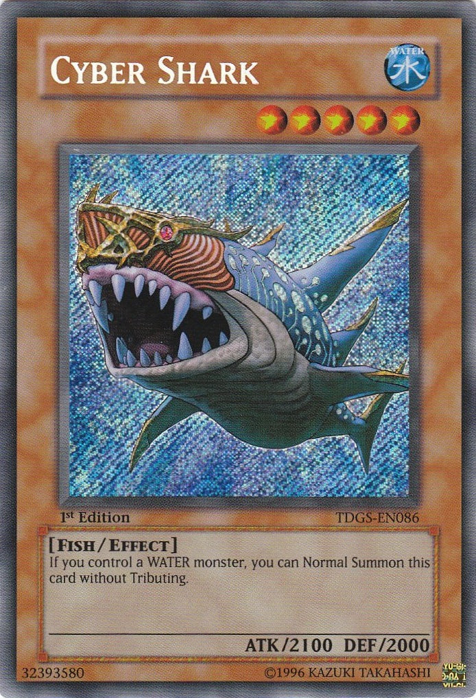 Cyber Shark [TDGS-EN086] Secret Rare | Black Swamp Games