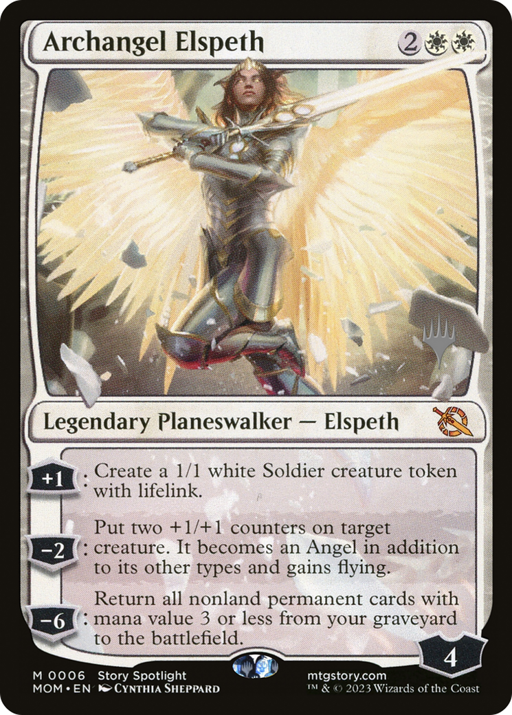 Archangel Elspeth (Promo Pack) [March of the Machine Promos] | Black Swamp Games