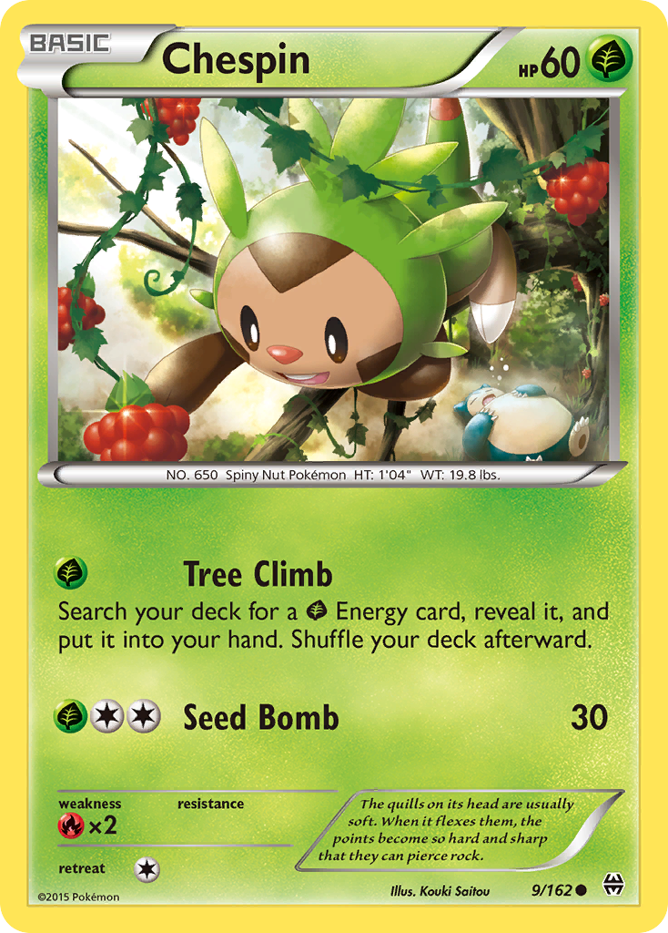 Chespin (9/162) [XY: BREAKthrough] | Black Swamp Games