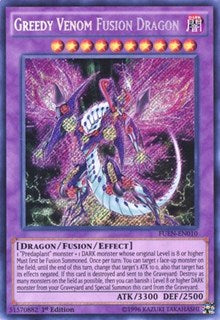 Greedy Venom Fusion Dragon [FUEN-EN010] Secret Rare | Black Swamp Games