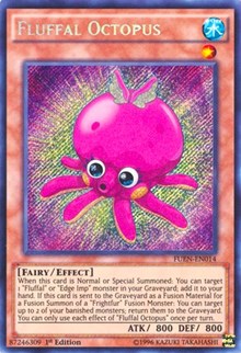Fluffal Octopus [FUEN-EN014] Secret Rare | Black Swamp Games