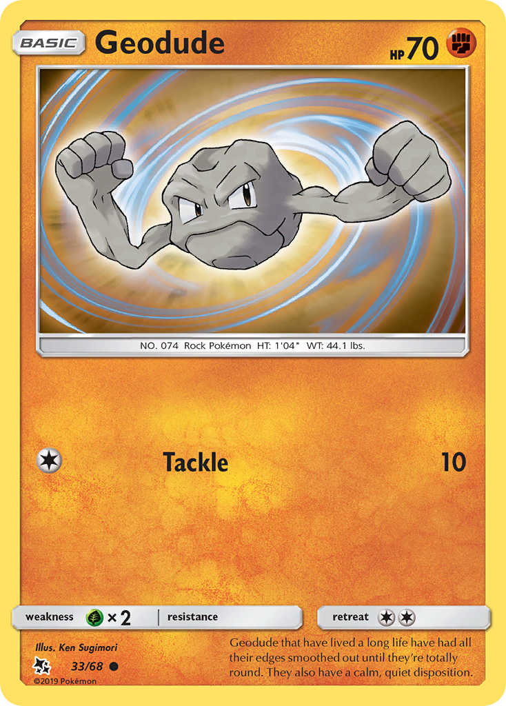 Geodude (33/68) [Sun & Moon: Hidden Fates] | Black Swamp Games