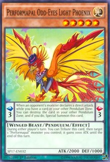 Performapal Odd-Eyes Light Phoenix (Starfoil) [SP17-EN032] Starfoil Rare | Black Swamp Games