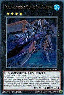 Full Armored Black Ray Lancer [DUSA-EN008] Ultra Rare | Black Swamp Games