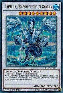 Trishula, Dragon of the Ice Barrier [DUSA-EN081] Ultra Rare | Black Swamp Games