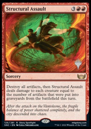 Structural Assault (Promo Pack) [Streets of New Capenna Promos] | Black Swamp Games