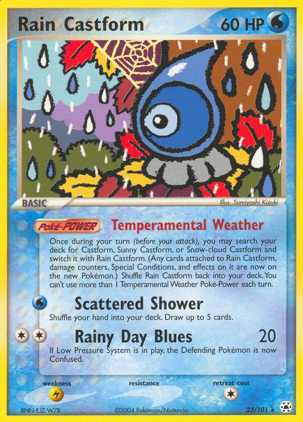 Rain Castform (23/101) [EX: Hidden Legends] | Black Swamp Games