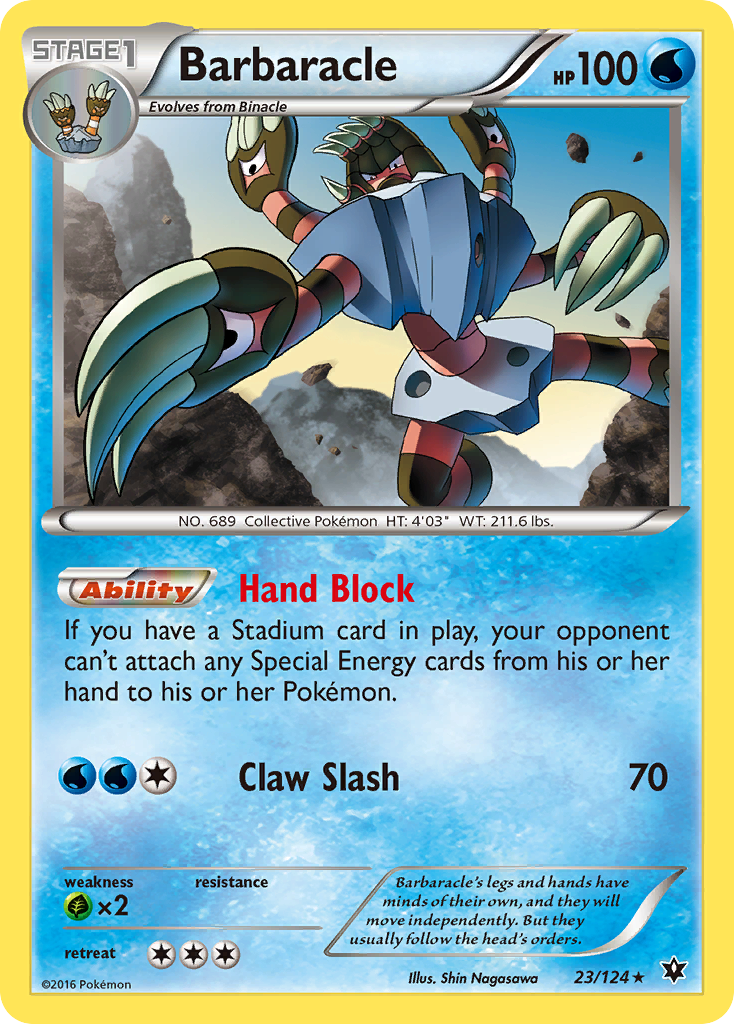 Barbaracle (23/124) [XY: Fates Collide] | Black Swamp Games